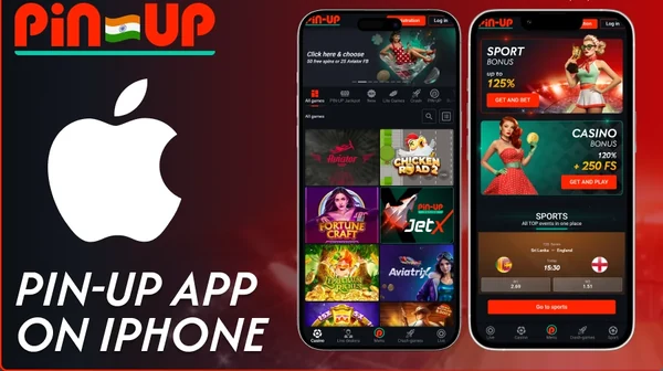 Pin Up app on an iPhone